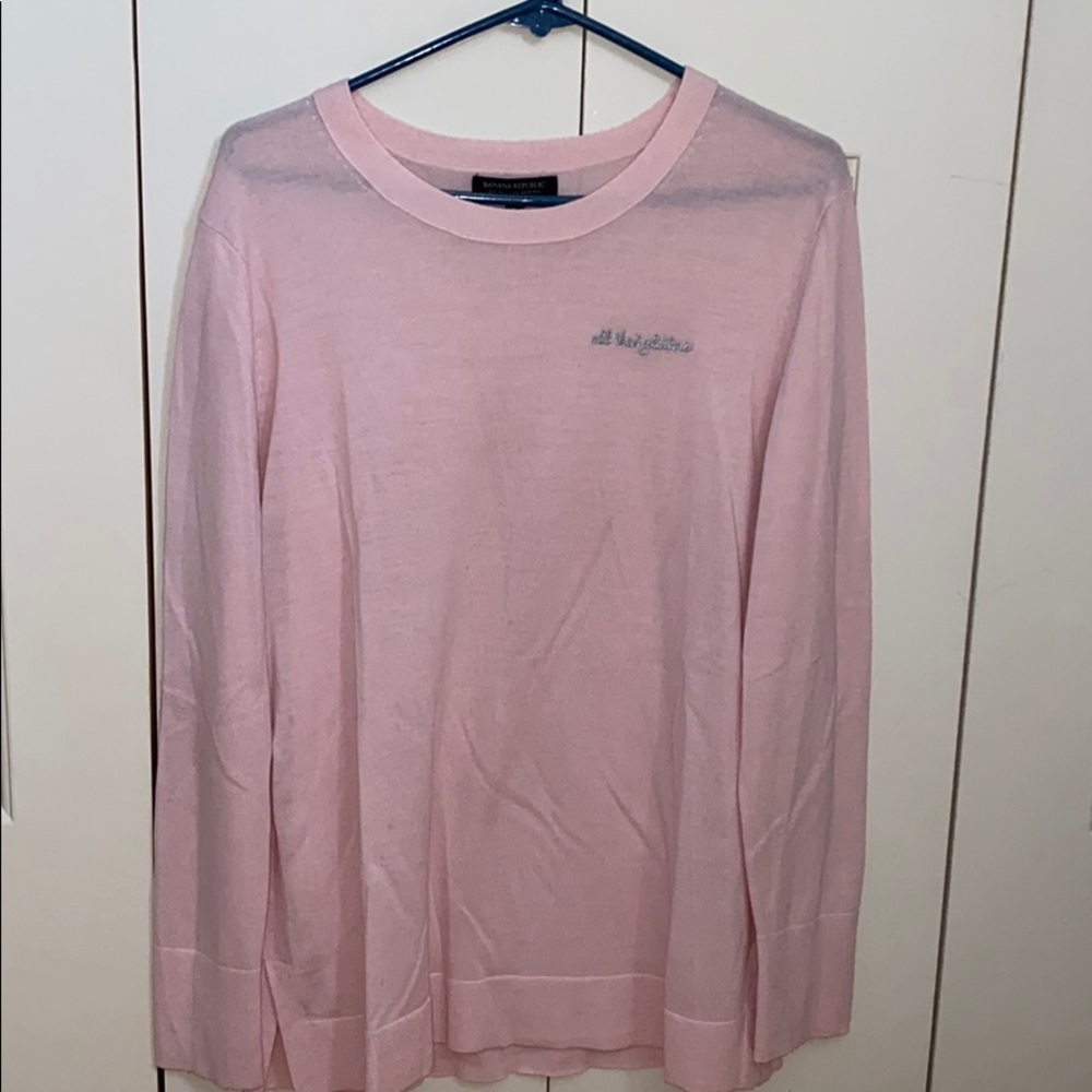 Pink sweater (great condition)